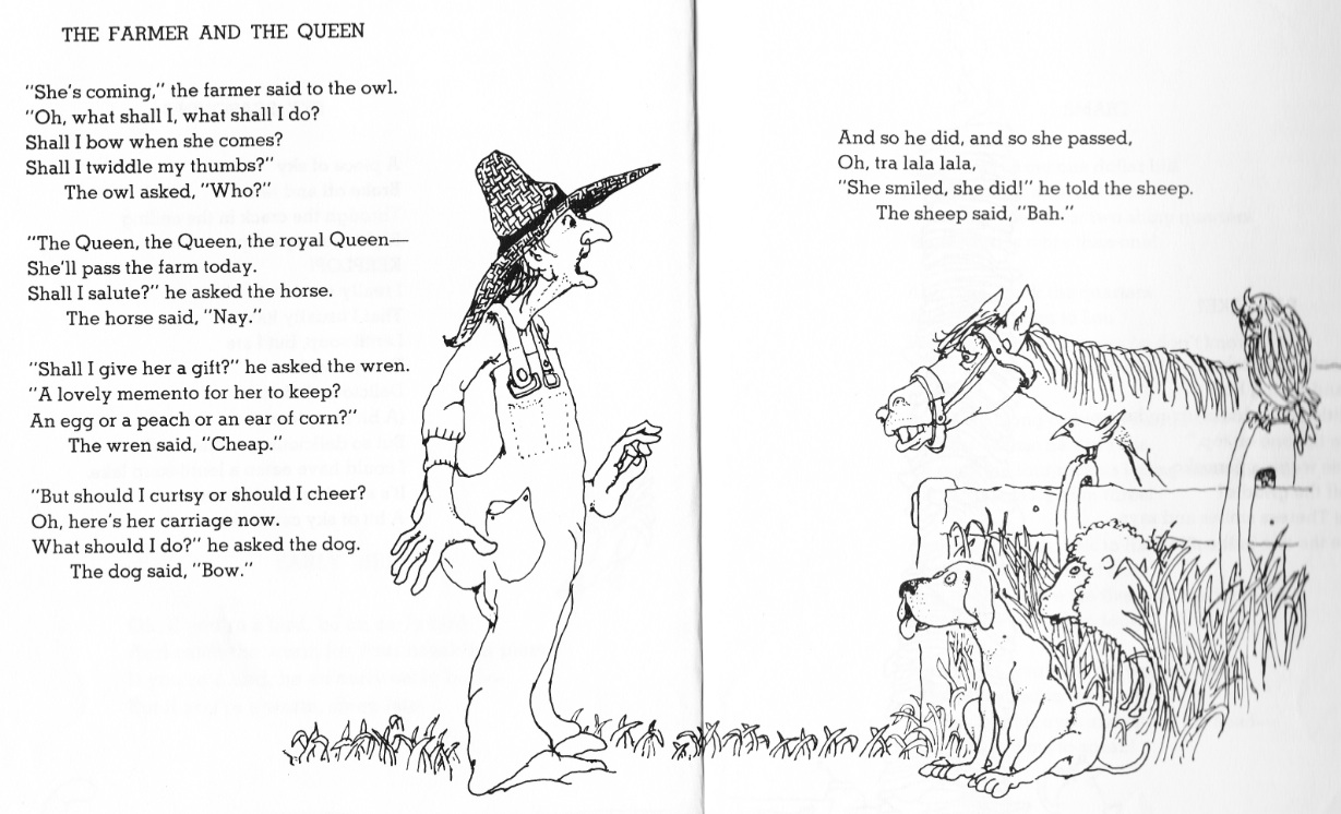 The Farmer and the Queen from Where the Sidewalk Ends ©1974