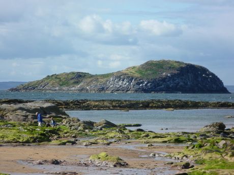 The island of Craigleith from the East Bay, North Berwick.