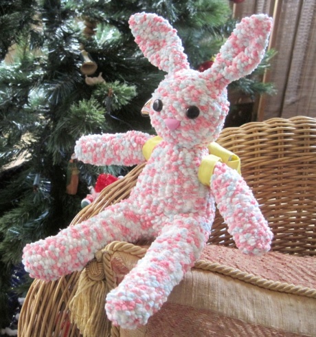 The very first Bobbly Bunny, born on Christmas Eve 2014.