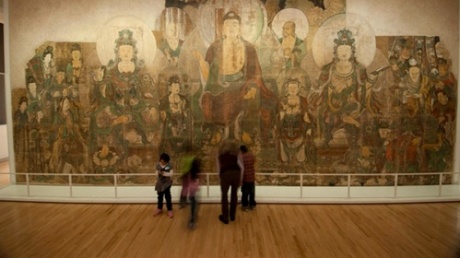 Yuan Dynasty mural. Photo ©Royal Ontario Museum.