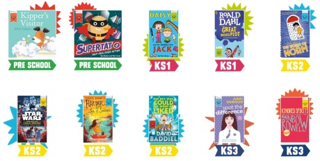 2016 book titles from the World Book Day website
